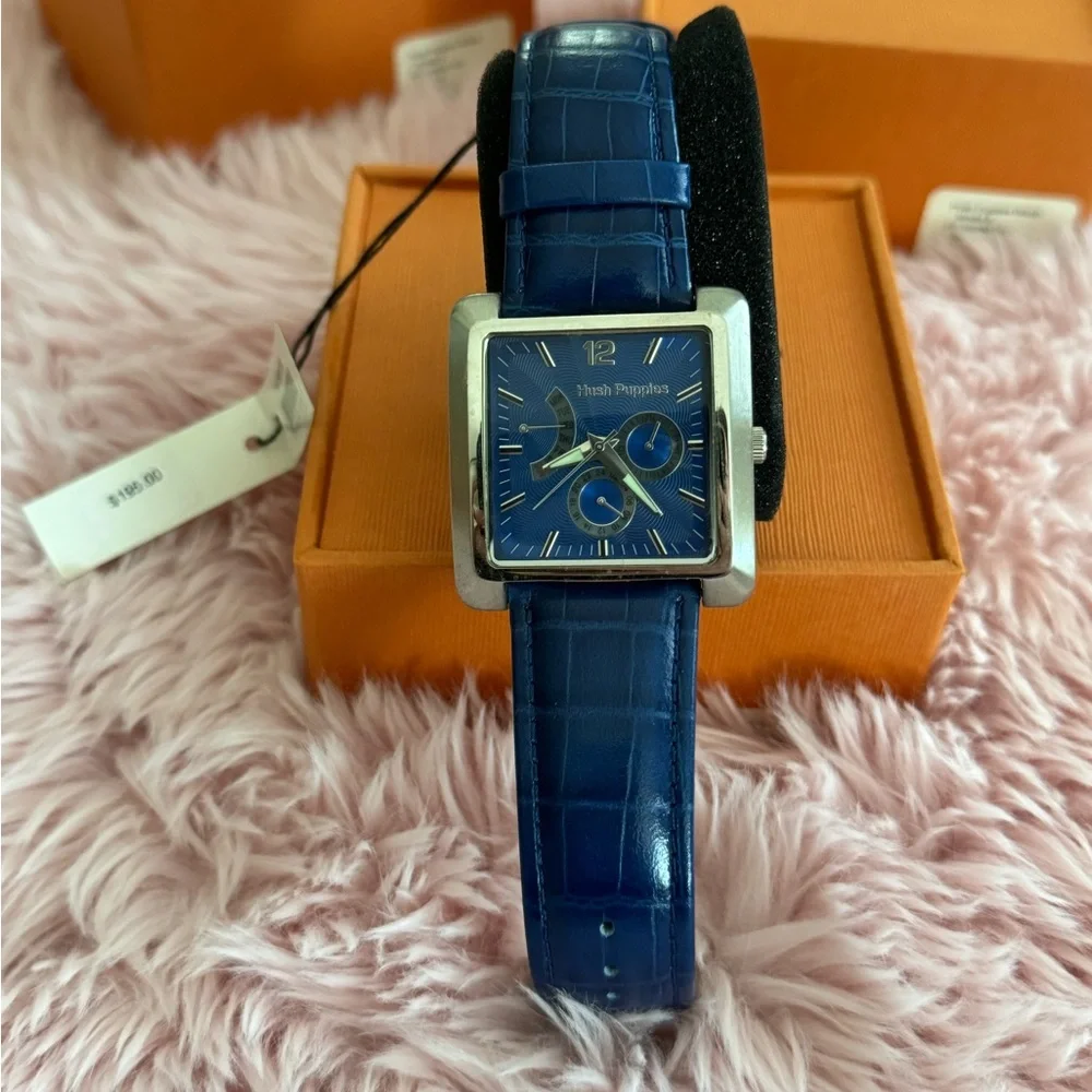 NIB HUSH PUPPIES SQUARE FACE WATCH‎